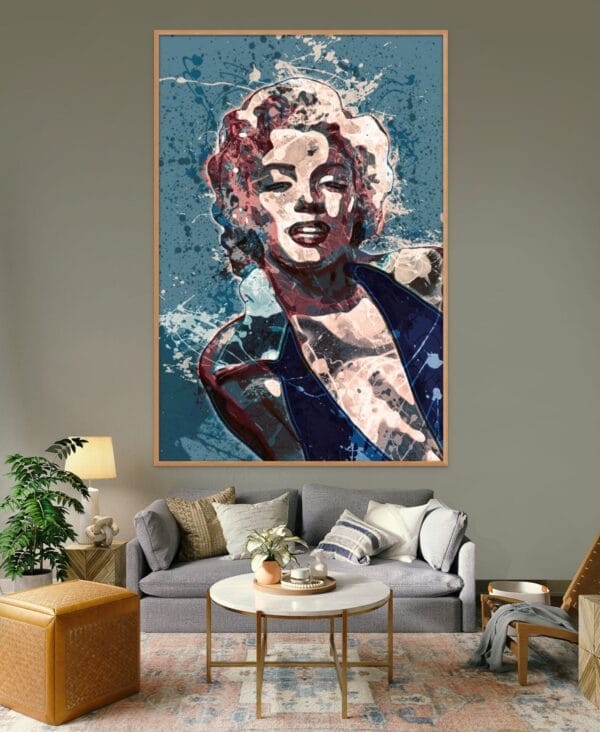 Cuadro Decorativo en Guatemala - AN13_Anonimo_Marilyn monroe Actriz y America