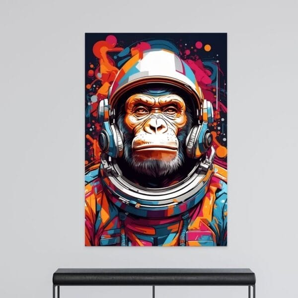 Cuadro Decorativo en Guatemala - AN35_Anonimo_Chimpanc cosmonauta Cuadro Decorativo en Guatemala - AN35_Anonimo_Chimpanc cosmonauta