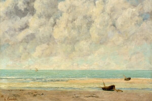 El mar en calma - Gustave Courbet