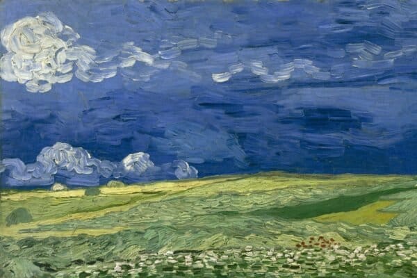 Trigal bajo nubes de tormenta - Vincent van Gogh