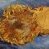 Dos girasoles cortados - Vincent van Gogh