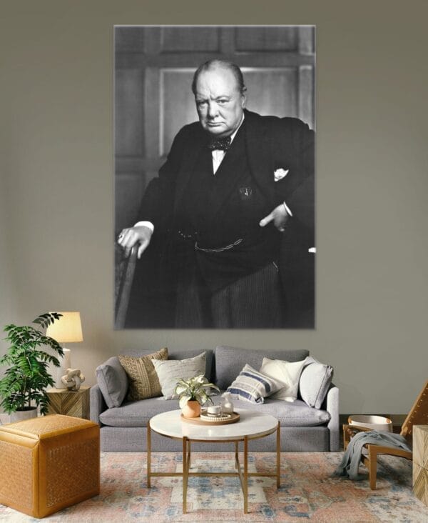 Cuadro Decorativo en Guatemala - YK49_Yousuf Karsh_El len rugiente retrato de Churchill