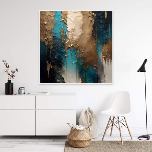 Cuadro decorativo en GuatemalaATAI-0004 Abstracción Serena - ATAI