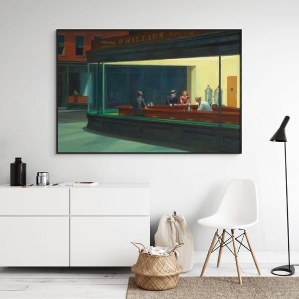 Halcones de la noche - Edward Hopper