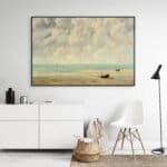 El mar en calma - Gustave Courbet