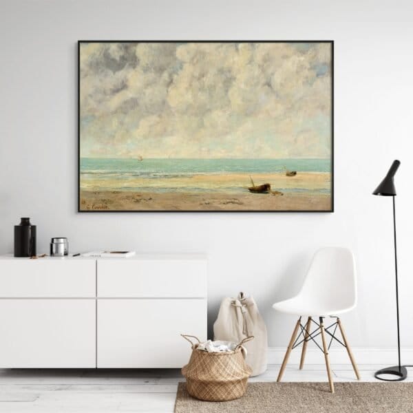 El mar en calma - Gustave Courbet