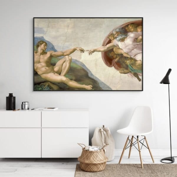 La creacion de Adán - Miguel Angel