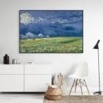 Trigal bajo nubes de tormenta - Vincent van Gogh