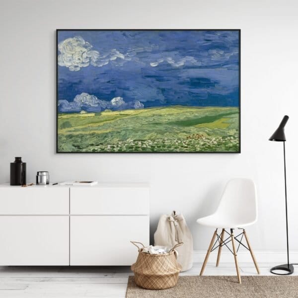 Trigal bajo nubes de tormenta - Vincent van Gogh