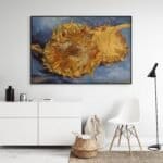 Dos girasoles cortados - Vincent van Gogh