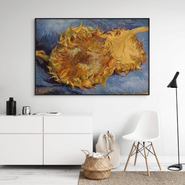 Dos girasoles cortados - Vincent van Gogh
