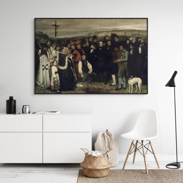 gc25002_gustave courbet_el entierro en ornans El entierro en Ornans - Gustave Courbet