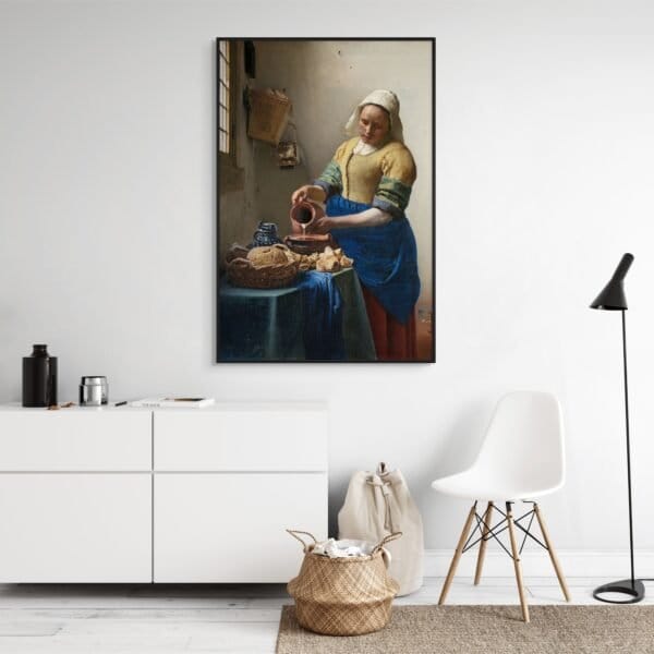 jv25001_johannes vermeer_la lechera La lechera - Johannes Vermeer