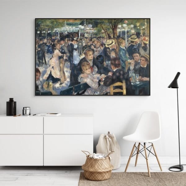 pr25001_pierre-auguste renoir_baile en el moulin de la galette La ronda de noche - Rembrandt van Rijn